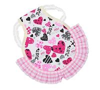 Qukaim Chicken Harn Harnais pour poules, motif écossais mignon, ourlet à volants, gilet de marche confortable et respirant pour poules, canards et oies, Harn de promenade pour animaux domestiques avec