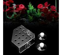 Qukaim Corail Rack Acrylique Corail Frag Rack Support Plante Support pour Aquarium Fournitures Fournitures d'Aquarium Design Convient pour Corail et Frags de Plantes, 25,4 x 10,2 cm