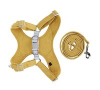 Qukaim Corde de traction pour chien anti-étouffement - XXS - Sangle confortable et respirante avec corde de traction - Laisse réglable - Idéal pour les petits chiens