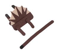 Qukaim Costume de dragon barbu pour animal domestique, costume de lézard doux pour la peau, 3 sangles réglables, vêtements mignons en feutre pour reptile pour Noël et Halloween, taille S