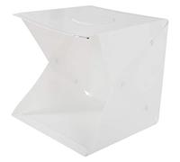 Qukaim Ensemble de boîte à lumière pour appareil photo avec filtre ruche, diffuseur souple portable de 30 cm pour Speedlite externe, boîte à lumière LED pliable de 40 cm avec 6 fonds de couleur