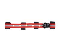 Qukaim Equestrian Sport Supply Bande lumineuse LED Tête de cheval Ceinture lumineuse pour exercice en plein air Rouge Bandage flexible Idéal pour l'équitation et l'entraînement