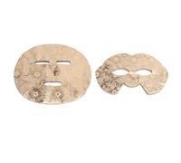 Qukaim Feuille de demi-masque facial à faire soi-même, masque hydratant pour réparation de la peau, demi-masque hydratant à faire soi-même, masque hydratant jetable prédécoupé pour soins de la peau