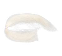 Qukaim Film de maquillage pour barbe 8 g - Réutilisable - Faux visage - Effet spécial - Pour homme - Blanc