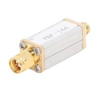 Qukaim Filtre passe-bande 144 MHz 2 mètres, interface SMA en alliage d'aluminium, filtre 50Ω pour communication radio, design compact
