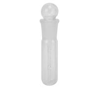 Qukaim Fournitures d'aquarium - Piège planaire en verre transparent - Tube de piège à sangsues planariennes aquatiques - 2 trous pour crevettes cerises, crevettes rouges en cristal, crevettes naines
