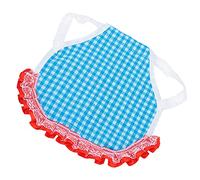 Qukaim Gilet de protection pour le dos de la volaille, dentelle élastique pour poulets, canards, oies, grille bleue, fournitures de soins de volaille, design