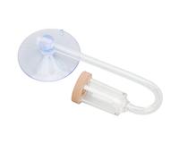 Qukaim GlassCO2 Diffuseur de CO2 pour aquarium, raffineur de CO2 fin en verre avec ventouse, nano pierre à bulles pour aquariums plantés, fournitures d'aquarium