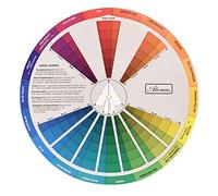 Qukaim Guide d'apprentissage des couleurs - Roue en papier - Sélecteur de pigments pour ongles - Guide d'apprentissage de la peinture