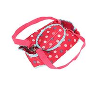 Qukaim Harnais de soutien pour chien - Imperméable - Mains libres - Pour le dressage, la randonnée, le camping - Gilet réfléchissant réglable avec crochet en corde - Vert kaki