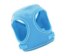 Qukaim Harnais réfléchissant pour laisse de chien pour animal domestique, harnais réfléchissant respirant avec crochet de traction rotatif à 360 degrés, taille XS, fournitures pour animaux de