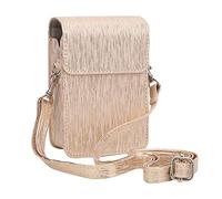 Qukaim Housse de protection portable en cuir PU avec bandoulière pour appareil photo Mini LiPlay, rose, multicolore