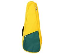 Qukaim Housse pour ukulélé électrique, 66/68,6 cm, rembourrage en éponge lourde colorée, sac de transport imperméable avec bandoulière (jaune), multicolore, 60_x_180_cm