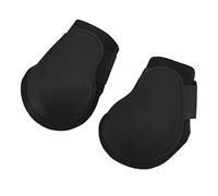 Qukaim Jambières de protection en polyuréthane pour cheval, leggings épais avec doublure douce, coussin élastique réglable, marron XL, protection contre les chevaux d'obstacle, fournitures équestres