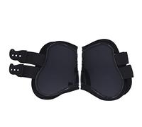 Qukaim Jambières de protection en polyuréthane pour cheval, leggings épais avec doublure douce pour chevaux, réglable, marron XL, protection des jambes de cheval, fournitures d'équitation