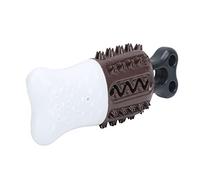 Qukaim Jouet rafraîchissant pour chien en forme d'os TPR à mâcher, jouet de dentition molaire pour chiens de petite et moyenne taille, jouet rafraîchissant interactif pour chien, 15 cm de long