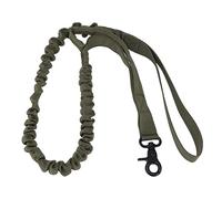 Qukaim Laisse militaire résistante à l'usure pour animal domestique, élasticité offrant une ductilité, nylon robuste, contrôle facile, vert, 1,5 m de long