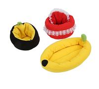 Qukaim Lit d'hiver chaud lavable pour petit animal domestique lit suspendu carré pour hamsters, cochons d'Inde, chinchillas, hérissons, 30 x 30 cm, mini cage confortable