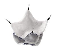 Qukaim Lit suspendu pour hamster à trois couches, hamac à suspendre pour petit animal domestique, hamac chaud pour lapins et hamsters, 40 x 30 cm, facile à installer, design confortable