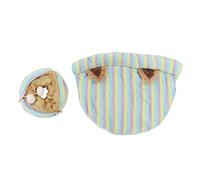 Qukaim Lit tunnel pour chat - Lit tunnel pour chat - Tube de jeu souple avec tapis pour chats, chiens et lapins - Jouet tunnel multifonction pour chat - 90 cm de long - Gris