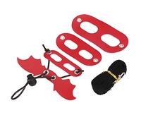 Qukaim Lizard Harn Laisse réglable pour petits reptiles, ailes rouges, corde de traction pour animaux domestiques, convient pour la marche en plein air