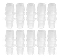 Qukaim Lot de 10 adaptateurs de tuyau d'aquarium en PVC G1/4 à G3/8, compatibles avec cartouches filtrantes et accords d'aquarium, adaptateur de tuyau d'eau