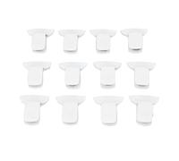 Qukaim Lot de 12 pinces à couette rembourrées pour lit, empêchent les couettes de bouger, clips de couette blancs pour une utilisation facile