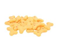 Qukaim Lot de 20 os couineurs en caoutchouc pour chien de petite et moyenne taille - Jouet à mâcher pour nettoyage des dents - Caoutchouc durable - Idéal pour jouer et santé dentaire