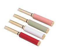 Qukaim Lot de 3 flacons de parfum vides rechargeables en verre pour rouge à lèvres, atomiseur de parfum de 30 ml, applicateur de pinceau pour masque facial cosmétique, baume à lèvres à faire soi-même,