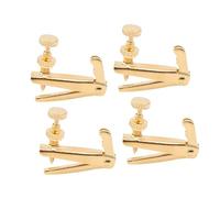 Qukaim Lot de 4 accordeurs fins pour violon, ajusteurs de cordes en alliage pour violon 1/2, pièces anti-violon, outils de réglage de précision