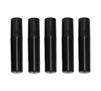 Qukaim Lot de 5 flacons rechargeables de 5 ml avec pipetteur, compte-gouttes calibrés, mini vaporisateurs de parfum transparents avec pompe à air, doux et transparent pour laboratoire et bricolage