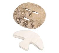 Qukaim Lot de 50 feuilles de papier jetables pour masque facial pour le front et le nez, soins de la peau, 100 pièces en papier de masque en soie pour zone T