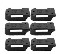 Qukaim Lot de 6 adaptateurs de connecteur d'alimentation de batterie pour Bosch 18 V, étui de protection, accessoires d'outils électriques, fournitures industrielles