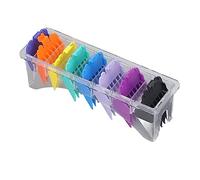 Qukaim Lot de 8 peignes de guidage pour tondeuse électrique - Multicolores - Compatible avec tondeuse à cheveux 5 en 1 pour femme, utilisation en salon de coiffure, accessoires de coupe professionnels