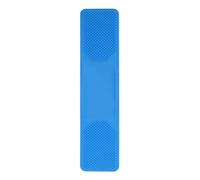 Qukaim Mors à bouche de cheval en acier inoxydable, 127 mm, mors sûrs pour accords de chevaux, brosse de toilettage professionnelle, sac d'alimentation pour chevaux bleu avec sangle réglable
