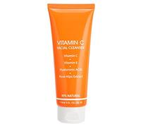 Qukaim Mousse hydratante à la vitamine C pour le visage - 118 ml - Mousse exfoliante hydratante pour le visage
