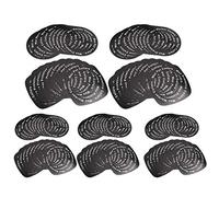 Qukaim Papier de protection pour machine à épiler, 50 pièces rondes et 50 quadrate, accessoires pour l'épilation, compatible avec l'épilation à la cire