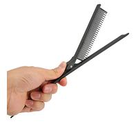 Qukaim Peigne à cheveux avec pince pour mariée - Couronne de strass - Outil de coiffure professionnel - En plastique - Noir et or rose