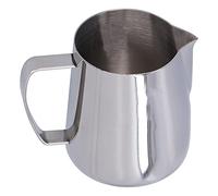 Qukaim Pichet à café en acier inoxydable 304 de 400 ml pour mousser le lait à domicile, pot à café, pichet à mousser le lait, pot à lait