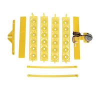 Qukaim Plateau de tournage d'œufs, capacité professionnelle de 24 œufs, plateau d'incubation silencieux efficace pour canard, poulet, paon, oie, AC12 V, plateau multifonctionnel