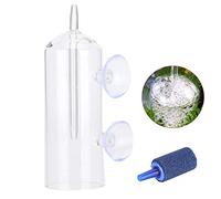 Qukaim Pompe à oxygène pour aquarium, aérateur 12 V CC pour aquarium, air 30 l, 16 W, comprend une pierre à air, petit équipement d'aération domestique, compatible avec batterie de voiture