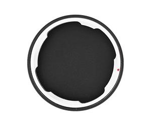 Qukaim Profional Bouchon d'objectif arrière en métal pour objectifs d'appareil photo Leica M Mount Photographie Accory Noir Construction métallique