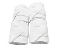 Qukaim Protège-jambes de cheval, 1 lot de 2 leggings épais en polyuréthane avec rembourrage intérieur élastique, M, bleu, équipement équestre, enveloppements de soutien professionnels
