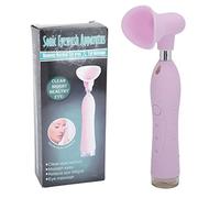 Qukaim Pulvérisateur de massage pour les yeux, 3 modes, vibration haute fréquence, instrument de lavage des yeux, nébuliseur oculaire portable, rose