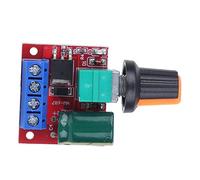 Qukaim PWM Lot de 2 contrôleurs de vitesse PWM pour mini moteur CC, module LED réglable de 4,5 V à 28 V, sortie 5 A
