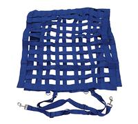 Qukaim Sac à foin pour cheval, grande capacité d'alimentation lente avec plusieurs treillis, bleu, idéal pour l'alimentation des chevaux, filets d'herbe, sac à foin à alimentation lente