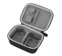 Qukaim Sac à main rigide pour appareil photo, étui de transport avec fermeture étanche pour Action 5Pro 4 3, sac de voyage avec rangement pour accords d'appareil photo, noir, multicolore