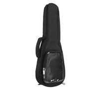 Qukaim Sangle élastique en cuir microfibre de coton pour guitares acoustiques et électriques, longueur réglable jusqu'à 221 cm, sac de rangement en tissu Oxford de 58,4 cm pour ukulélé, multicolore,