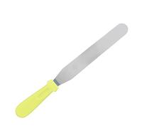 Qukaim Spatule d'épilation en acier inoxydable - 20,3 cm - Couteau à mélanger droit en acier inoxydable - Pour épilation et épilation du corps - Qualité professionnelle