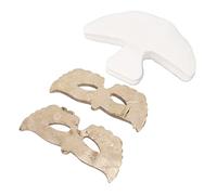Qukaim T Zone Mask Lot de 3 paires de demi-chaussettes en papier à bout fendu Gris léger pour l'été, crochet adhésif, support mural pour chapeau
